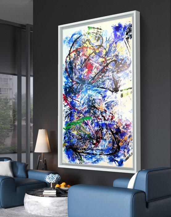 Micha Lenartowicz (Lenar) - Touch of Gold - XXL, Antiquités & Art, Art | Peinture | Moderne