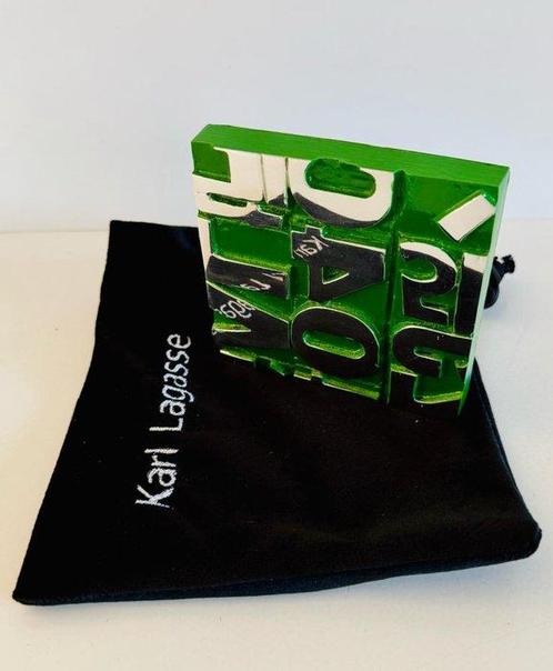 Karl Lagasse (1981) - New sculpture - GOD Bless Dark Green, Antiek en Kunst, Kunst | Schilderijen | Modern