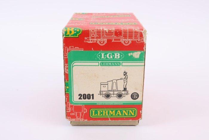 LGB H0 - 2001 - Modeltrein (1) - Handlorrie met figuur,, Hobby & Loisirs créatifs, Trains miniatures | Échelles Autre