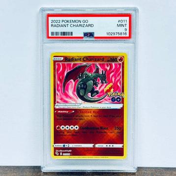 Pokémon Graded card - Radiant Charizard - Pokemon GO #011 -
