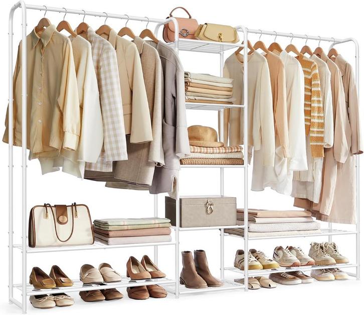Kledingrek - open kledingkast - 183x158.4 cm -  garderobe, Huis en Inrichting, Kasten | Overige, Verzenden
