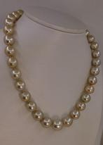 Halsketting ALGT-gecertificeerde gouden South Sea parels -, Handtassen en Accessoires, Nieuw