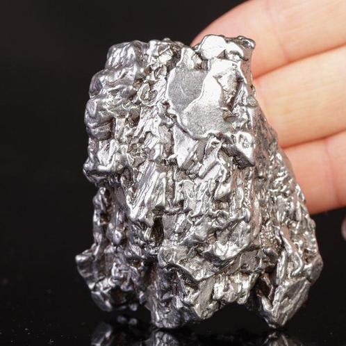 Météorite Campo del Cielo – Fer-Nickel avec structure de, Verzamelen, Mineralen en Fossielen