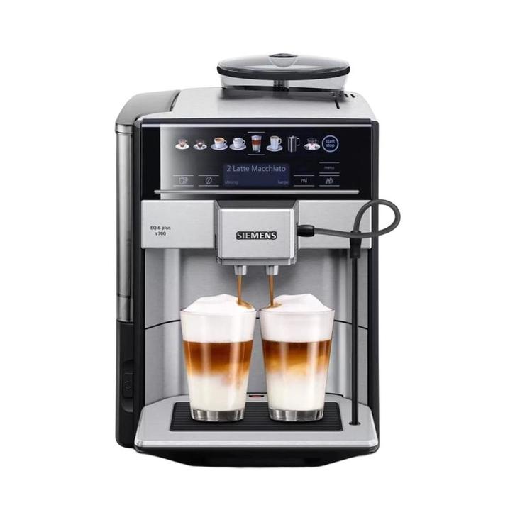 Siemens EQ6 PLUS S700 Koffiemachine, Elektronische apparatuur, Koffiezetapparaten, 10 kopjes of meer, Zo goed als nieuw, Koffiebonen