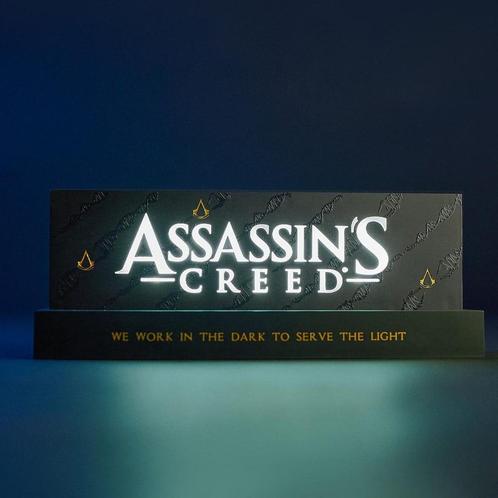 Assassins Creed LED-Light Logo 22 cm, Collections, Cinéma & Télévision, Enlèvement ou Envoi
