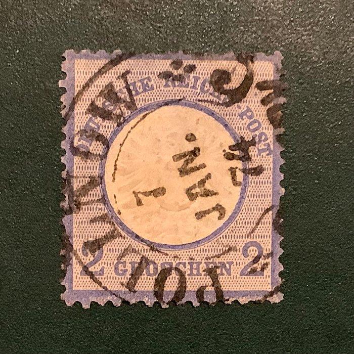 Duitse Rijk 1872 - 2 Groschen klein Brutschield met zeldzame, Timbres & Monnaies, Timbres | Europe | Allemagne