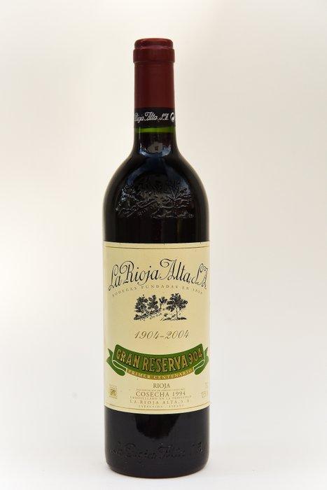 1994 La Rioja Alta, 904 - Primer Centenario 1904-2004 -, Verzamelen, Wijnen