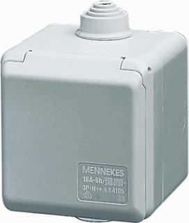 Mennekes Cepex CEE Wandstopcontact - 4105, Doe-het-zelf en Bouw, Elektriciteit en Kabels, Verzenden
