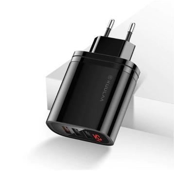 Qualcomm Quick Charge 3.0 Triple 3x Port USB Muur Oplader