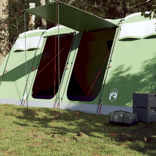 vidaXL Tunneltent 8-persoons waterdicht groen, Caravans en Kamperen, Tenten, Nieuw, Verzenden
