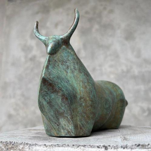 Beeld, NO RESERVE PRICE - Bronze patinated statue of an, Antiek en Kunst, Kunst | Designobjecten