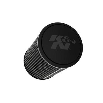 K&N Universeel Dryflow Zwart Luchtfilter Konisch 76mm aanslu, Verzenden