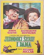 - Poster Rooster Cogburn 1975 John Wayne & Katharine Hepburn, Collections, Cinéma & Télévision