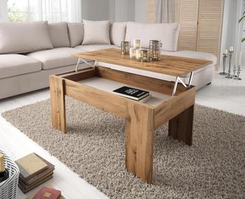 Salontafel Malia - Eiken 2 - 100 cm - Kleine Tafels beschikbaar voor biedingen