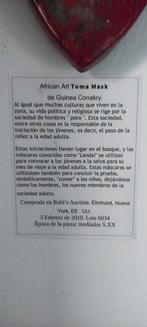 Rituele masker TOMA - TOMA - Guinee (Zonder minimumprijs)