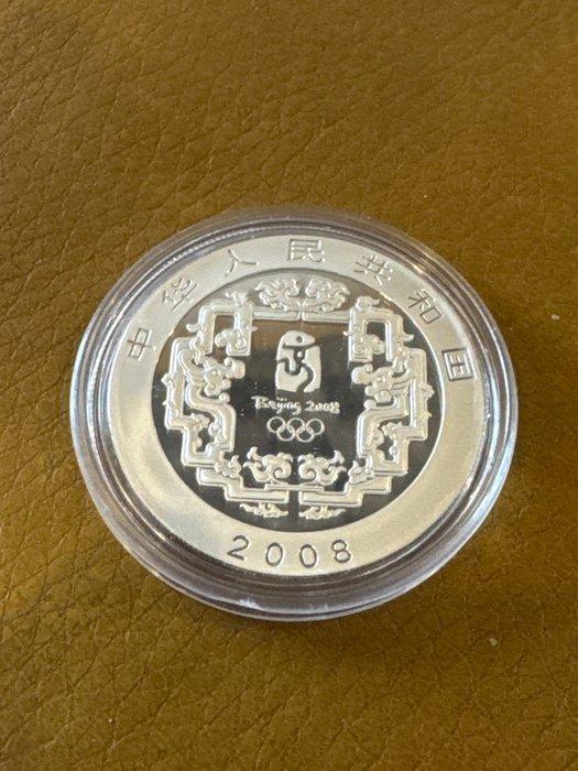 China. 10 Yuan 2008 Olympischen Peking Junge beim, Postzegels en Munten, Munten | Europa | Niet-Euromunten