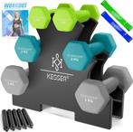 KESSER® Dumbells Set 3 Paren (2x 1, 2 & 3kg) = 12 kg totaal, Verzenden, Nieuw
