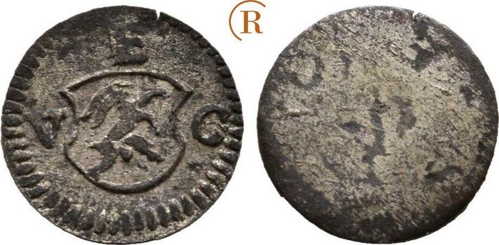 Einseitiger Pfennig o J Schweiz Chur Bistum: Ulrich Viii,..., Postzegels en Munten, Munten | Europa | Niet-Euromunten, België