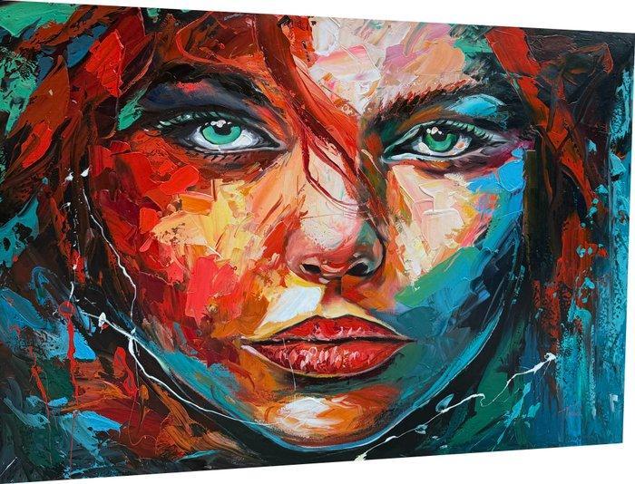 Loïc Tuhal (1962) - Couleur des mes Yeux _ oeuvre hypnotique, Antiquités & Art, Art | Peinture | Classique