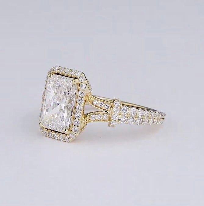 Zonder minimumprijs - Trouwring - 14 karaat Geel goud -, Handtassen en Accessoires, Antieke sieraden