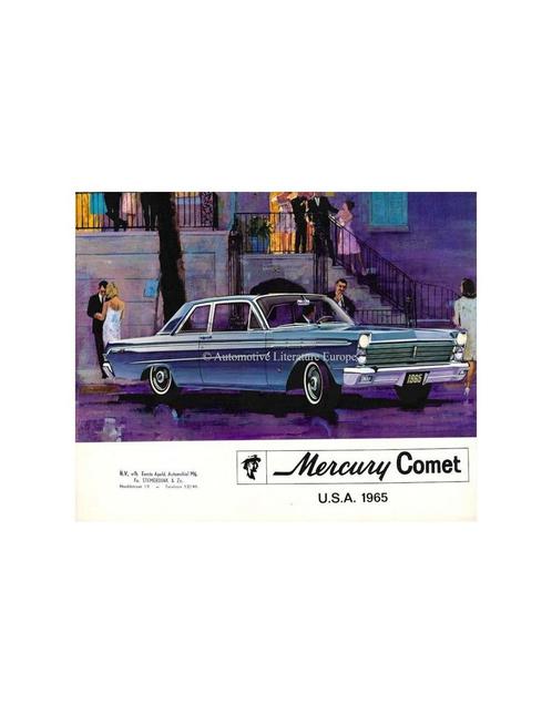1965 MERCURY COMET BROCHURE NEDERLANDS, Boeken, Auto's | Folders en Tijdschriften, Ophalen of Verzenden