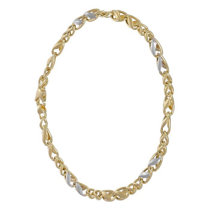 Armband - 18 karaat Geel goud, Witgoud, Handtassen en Accessoires, Armbanden