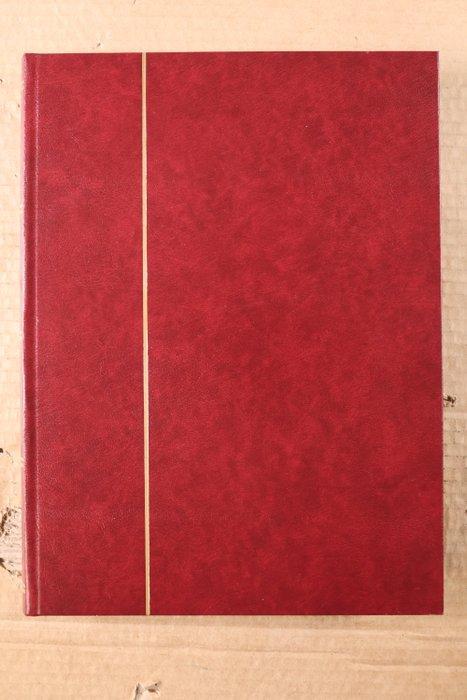 Wereld - 5 nieuwe bordeauxrode stockboeken model Leuchtturm, Postzegels en Munten, Postzegels | Amerika