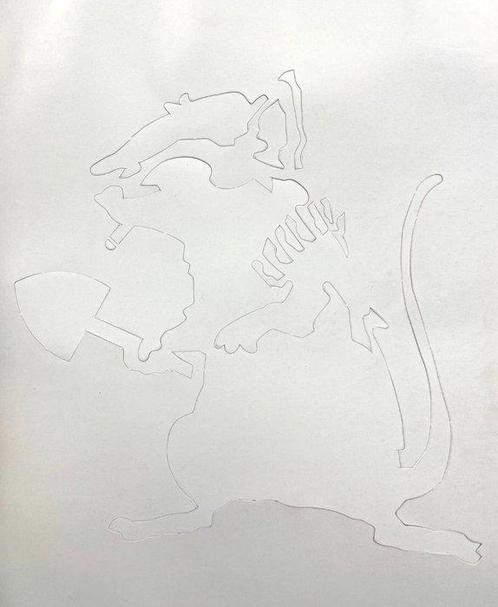 Banksy (1974) - Rat Stencil - Bizarre Magazine Issue no. 60, Antiek en Kunst, Kunst | Schilderijen | Modern
