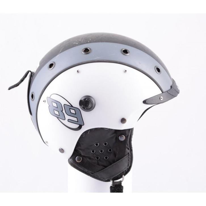 52 53 54 skihelm/snowboardhelm CASCO MINI PRO 89 white/grey/, Sport en Fitness, Skiën en Langlaufen, Ski, Overige typen, Gebruikt