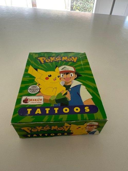 Merlin - Pokémon Tattoos 2000 - 50 packs edition - 1 Box, Collections, Collections Autre