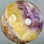 Fluorine Grande sphère de fluorite jaune/violette AAA, Verzamelen