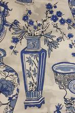 Exclusieve Art Deco textiel met draken en bonsai - Oosters