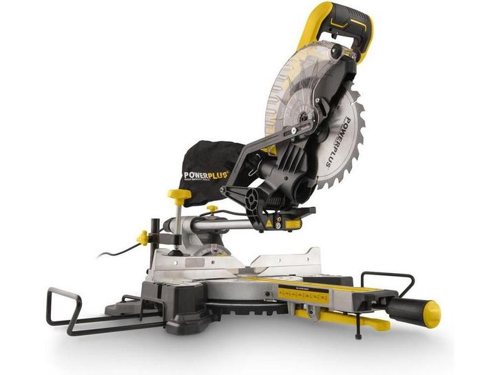 Powerplus POWX075720DB - Elektrische verstekzaag - 1600W -, Bricolage & Construction, Outillage | Scies mécaniques, Envoi