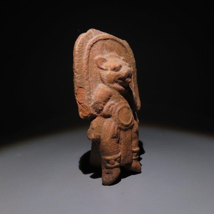 Maya Terracotta Ocarina-beeld. 600 - 900 na Christus. 14,3, Verzamelen, Mineralen en Fossielen