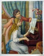 After Pierre-Auguste Renoir - Young Girls at the Piano, Antiek en Kunst