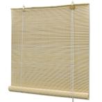 vidaXL Rolgordijn 150x220 cm bamboe natuurlijk, Verzenden, Nieuw