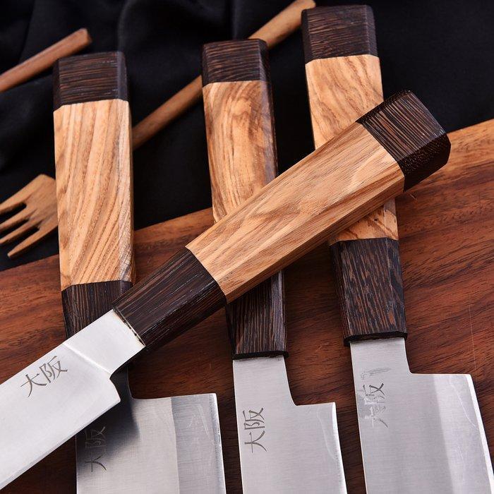 Japanese Style Of Kitchen Knife With Leather BAG Included -, Antiek en Kunst, Antiek | Keukengerei