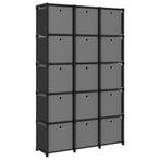 vidaXL Kast met 15 vakken met boxen 103x30x175,5 cm stof, Verzenden, Nieuw