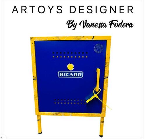 V. FODERA - (1981 / Artiste Pop art) - RICARD BAR - APÉRO, Antiek en Kunst, Kunst | Schilderijen | Modern