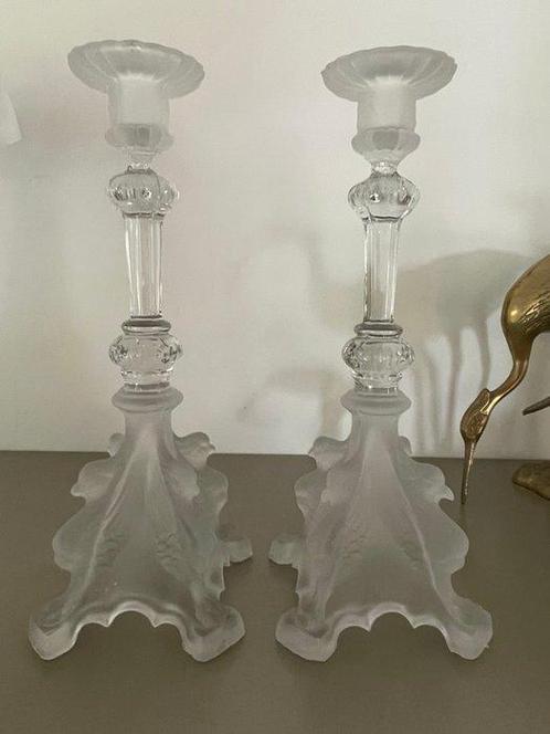 Val Saint Lambert - Charles Graffart - Chandelier grifon (2), Antiek en Kunst, Antiek | Glaswerk en Kristal