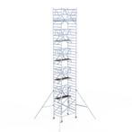 Rolsteiger Professional 135x190 12,2m werkhoogte vrijstaand, Doe-het-zelf en Bouw, Steigers, Verzenden, Nieuw, Rolsteiger of Kamersteiger