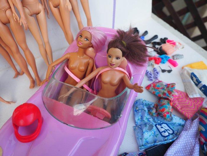Mattel - Poupée Barbie x11 pz. abiti, scarpe e accessori, Antiek en Kunst, Antiek | Speelgoed