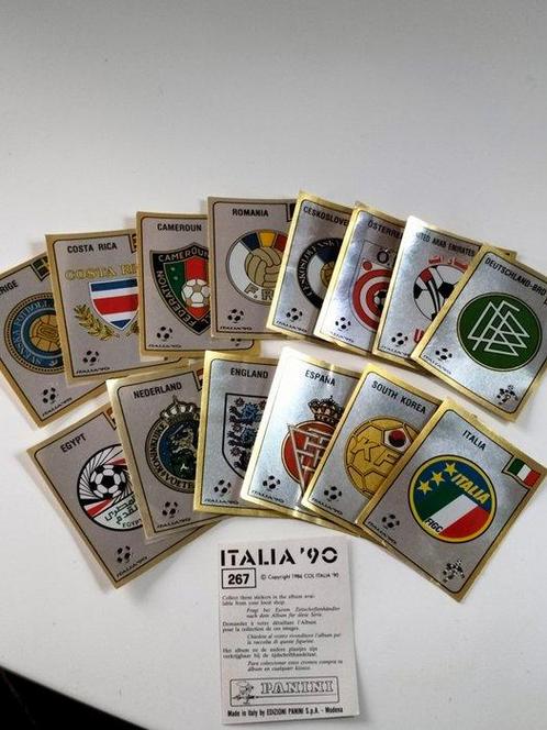 Panini - World Cup Italia 90 - Different foil badges - 15, Collections, Collections Autre