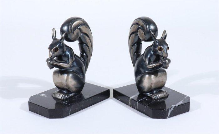 FRANJOU Hippolyte Moreau - Boekensteunen - Marmer, Antiek en Kunst, Kunst | Designobjecten