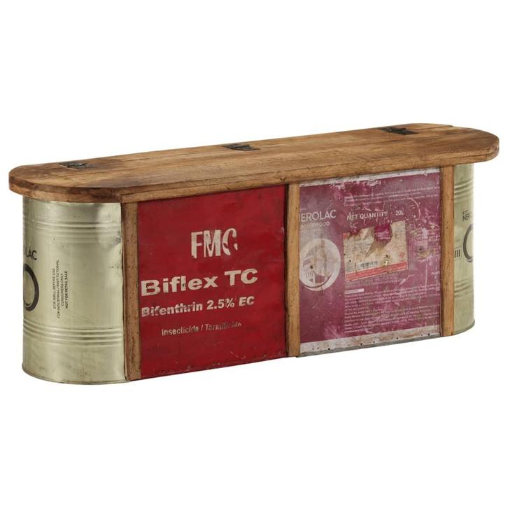 vidaXL Opbergbank / dressoir 120x30x40 cm massief gerecycled, Huis en Inrichting, Overige Huis en Inrichting, Nieuw, Verzenden