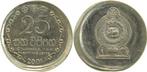 Fehlpraegung 25 Cents 2001 Sri Lanka dezentriert ohne Riffe, Postzegels en Munten, Verzenden, België