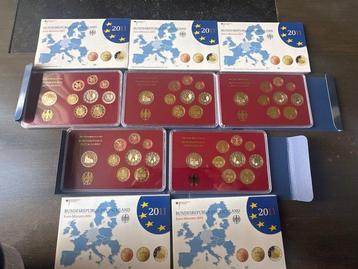 Allemagne. Proof Set 2011 A,D,F,G,J (5 sets) (Sans Prix de