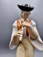 Zsolnay - Beeldje - Flötenspieler - Porselein