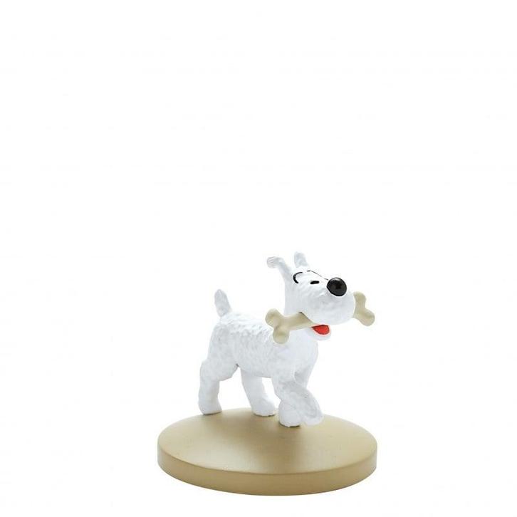 Kuifje Beeldje Bobbie met een Bot 5 cm, Verzamelen, Stripfiguren, Ophalen of Verzenden