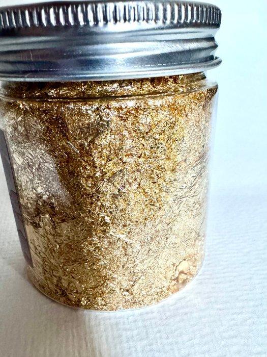 Goud vlokken- 10 g - (1), Collections, Minéraux & Fossiles